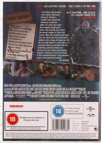 Land Of The Dead (Ziemia żywych trupów) [DVD]