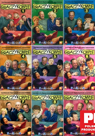 Graczykowie sezon 1+2+3 Pakiet [9DVD]