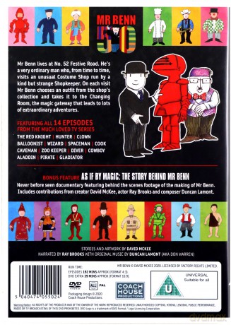 Mr Benn Complete Series (50th Anniversary Edition) (Pan Benn) [DVD]
