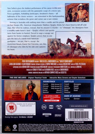 Quigley Down Under (Quigley na Antypodach) [DVD]