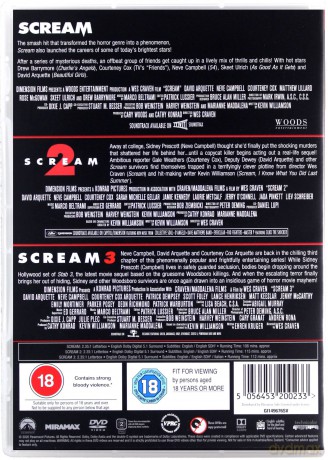 Scream 1-3 (Krzyk) [3DVD]