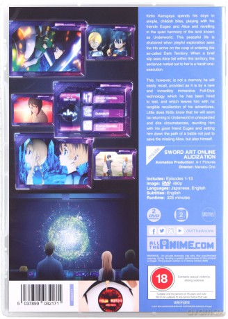 Sword Art Online: Alicization - Part 1 [2DVD]