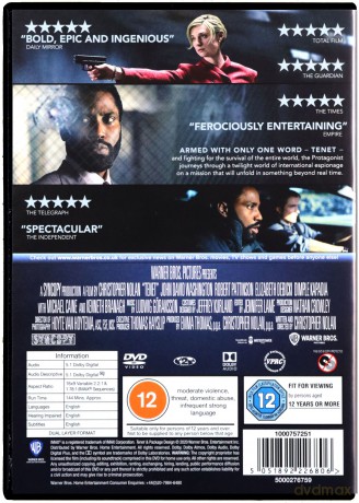 Tenet [DVD]