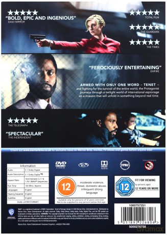 Tenet [DVD]