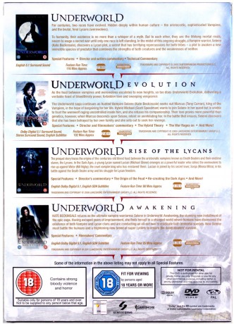 Underworld 1-4 [4DVD]