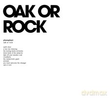 Phonophani: Oak or Rock [CD]