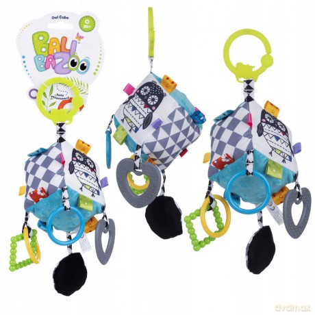 BALIBAZOO Zawieszka kostka sowa 80558