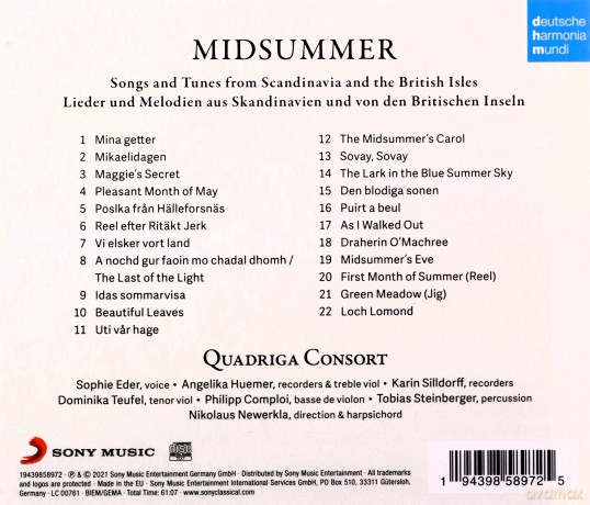 Quadriga Consort: Midsummer [CD]