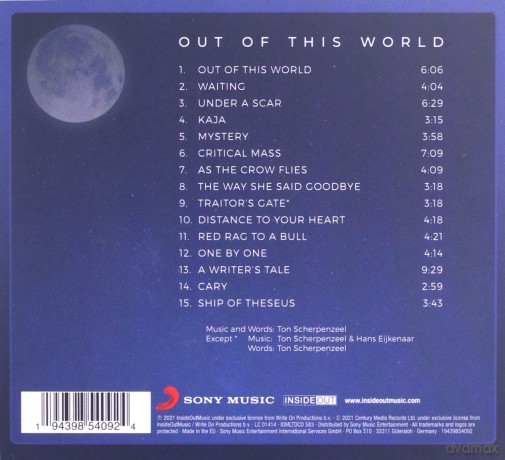 Kayak: Out Of This World (digipack) [CD]