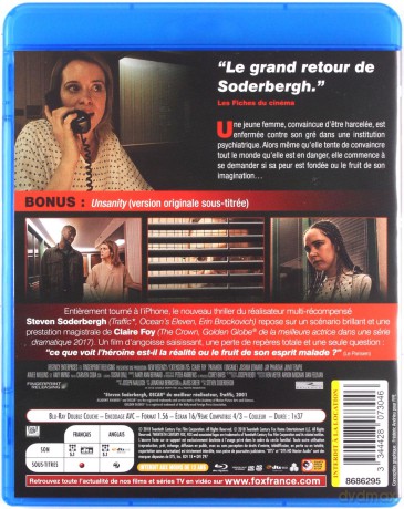 Unsane (Niepoczytalna) [Blu-Ray]