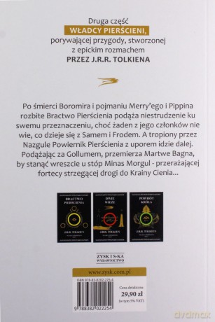 Dwie Wieże. Władca Pierścieni (Tom 2) - J.R.R. Tolkien [KSIĄŻKA]