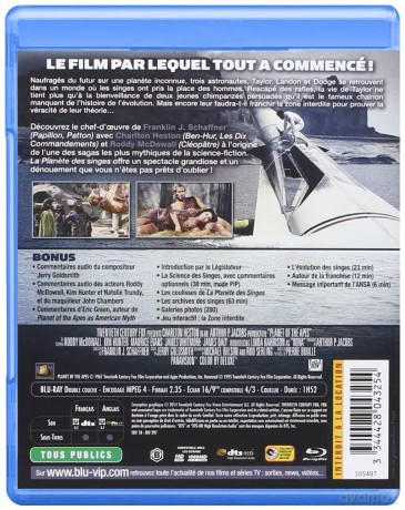 Planet of the Apes (Planeta małp) [Blu-Ray]