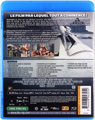 Planet of the Apes (Planeta małp) [Blu-Ray]