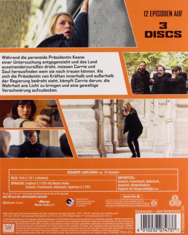 Homeland Season 7 [3xBlu-Ray]