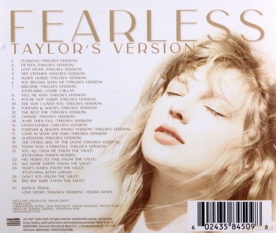 Taylor Swift: Fearles (Taylor's Version) [CD]