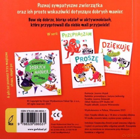 Dobre maniery. Dziękuję - Patrycja Wojtkowiak-Skóra [KSIĄŻKA]