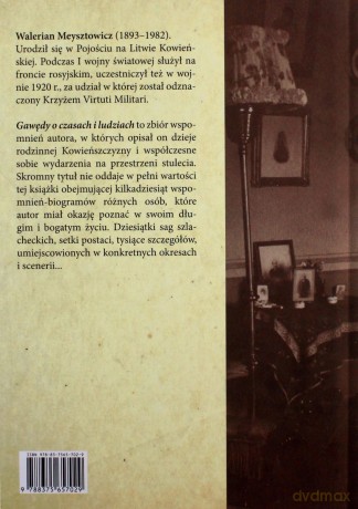 Gawędy o czasach i ludziach - Walerian Meysztowicz [KSIĄŻKA]