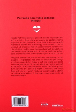 O miłości - Piotr Pawlukiewicz [KSIĄŻKA]