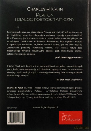 Platon i dialog postsokratyczny. Powrót do filozofii przyrody - H. Charles Kahn [KSIĄŻKA]