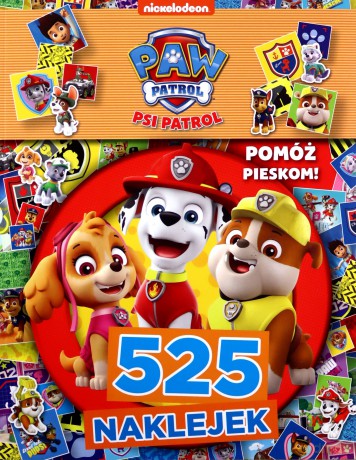 Psi Patrol 525 Naklejek - Pomóż Pieskom! [KSIĄŻKA]
