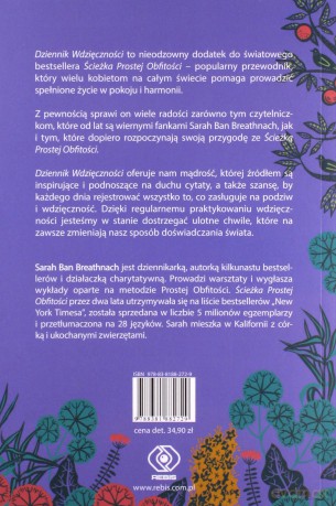 Ścieżka Prostej Obfitości. Dziennik Wdzięczności - Ban Breathnach Sarah [KSIĄŻKA]