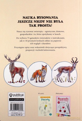 Zwierzęta. Rysowanie w 10 krokach - Heather Kilgour [KSIĄŻKA]