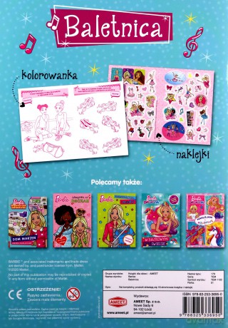 Barbie Baletnica TEM-1102 [KSIĄŻKA]