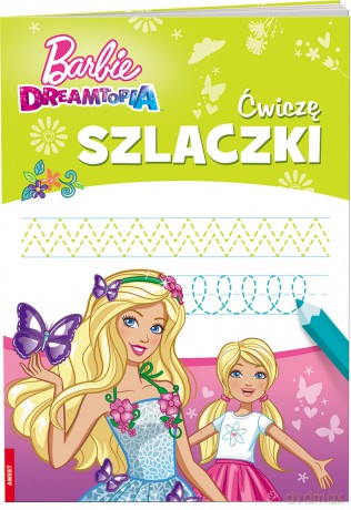Barbie Dreamtopia Ćwiczę szlaczki SZLB-1401 [KSIĄŻKA]