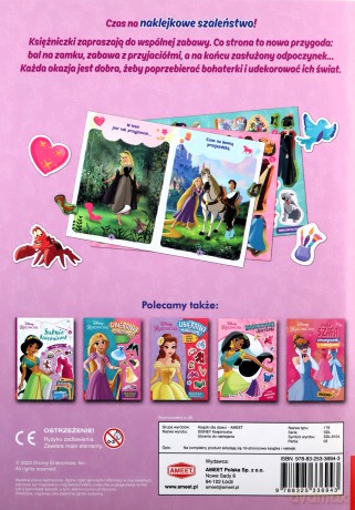 Disney księżniczka Ubrania do naklejania SDL-9104 [KSIĄŻKA]