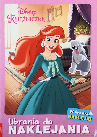 Disney księżniczka Ubrania do naklejania SDL-9104 [KSIĄŻKA]