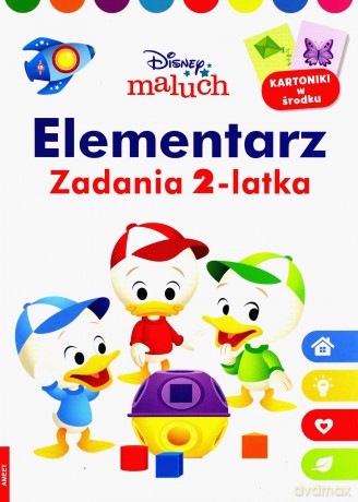 Disney maluch Elementarz Zadania 2-latka MCK-9201 [KSIĄŻKA]