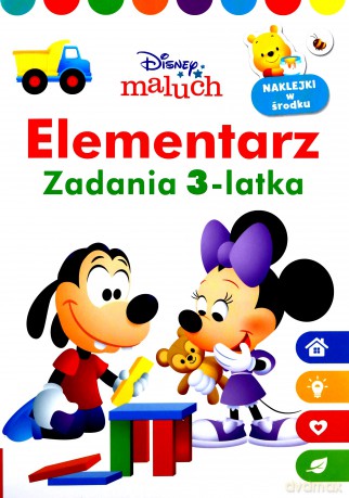 Disney maluch Elementarz Zadania 3-latka MCN-9201 [KSIĄŻKA]