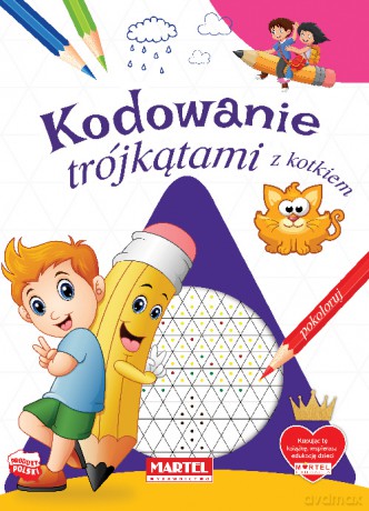 Kodowanie trójkątami z kotkiem - Katarzyna Michalec, Karina Zachara [KSIĄŻKA]