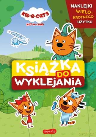 Kot-o-ciaki. Książka do wyklejania [KSIĄŻKA]