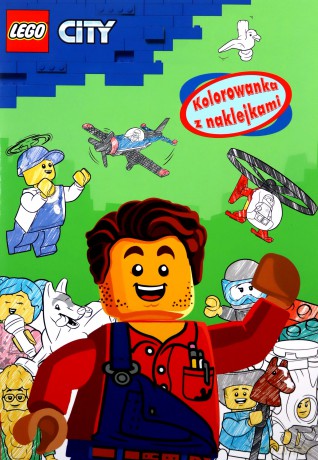 LEGO city Kolorowanka z naklejkami NA-6002 [KSIĄŻKA]
