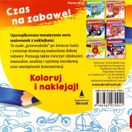 Pojazdy wyścigowe. Malowanie-doklejanie [KSIĄŻKA]