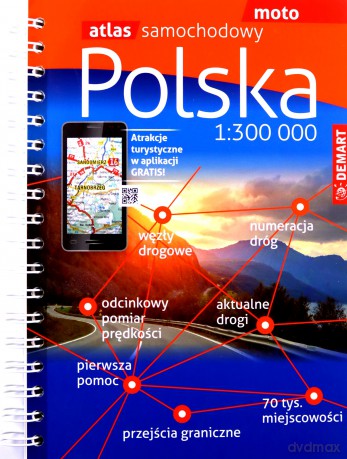 Polska. Atlas samochodowy 1:300 000 [KSIĄŻKA]
