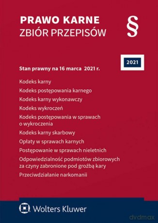 Prawo karne. Zbiór przepisów [KSIĄŻKA]