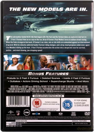 2 Fast 2 Furious (Za szybcy, za wściekli) [DVD]