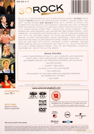 30 Rock Season 1-4 [12DVD]