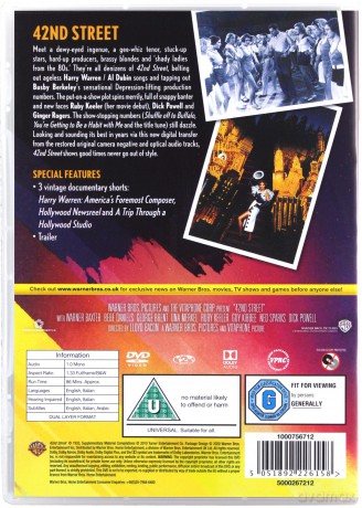 42nd Street (Ulica szaleństw) [DVD]