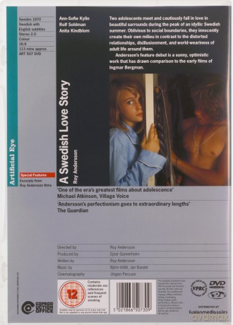 A Swedish Love Story (Historia miłosna) [DVD]