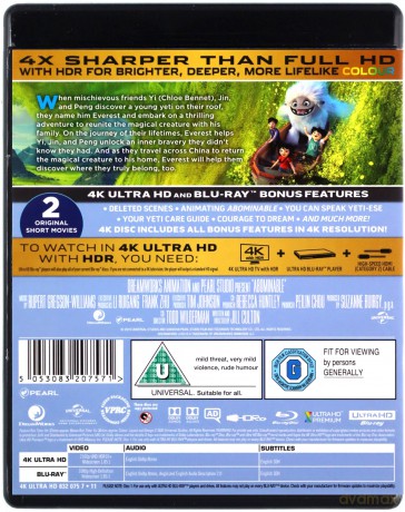 Abominable (O Yeti!) [Blu-Ray 4K]+[Blu-Ray]