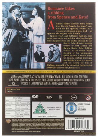 Adam's Rib (Żebro Adama) [DVD]