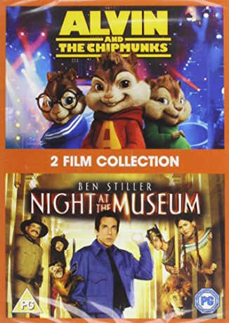 Alvin and The Chipmunks / Night At The Museum (Alvin i wiewiórki / Noc w muzeum) [2DVD]
