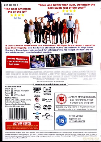 American Pie: Zjazd absolwentów [DVD]
