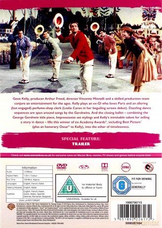 An American In Paris (Amerykanin w Paryżu) [DVD]