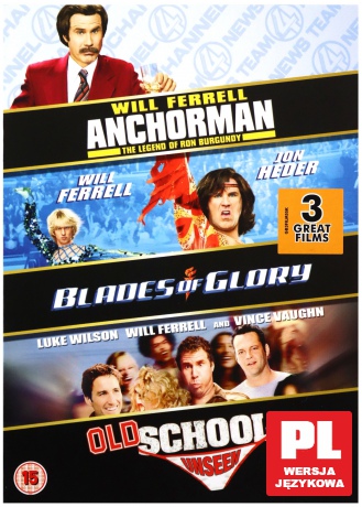 Anchorman / Blades of Glory / Old School [BOX] [3DVD]
