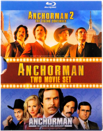 Anchorman 1-2 (Legenda telewizji 1-2) [3xBlu-Ray]