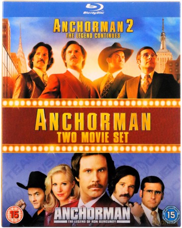 Anchorman 1-2 (Legenda telewizji 1-2) [3xBlu-Ray]